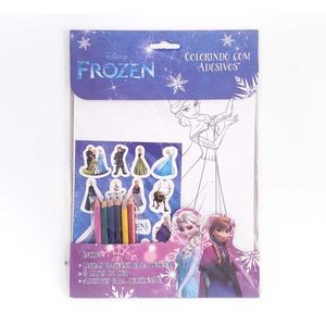 Livro Frozen: Colorindo com Adesivos- Online Editora