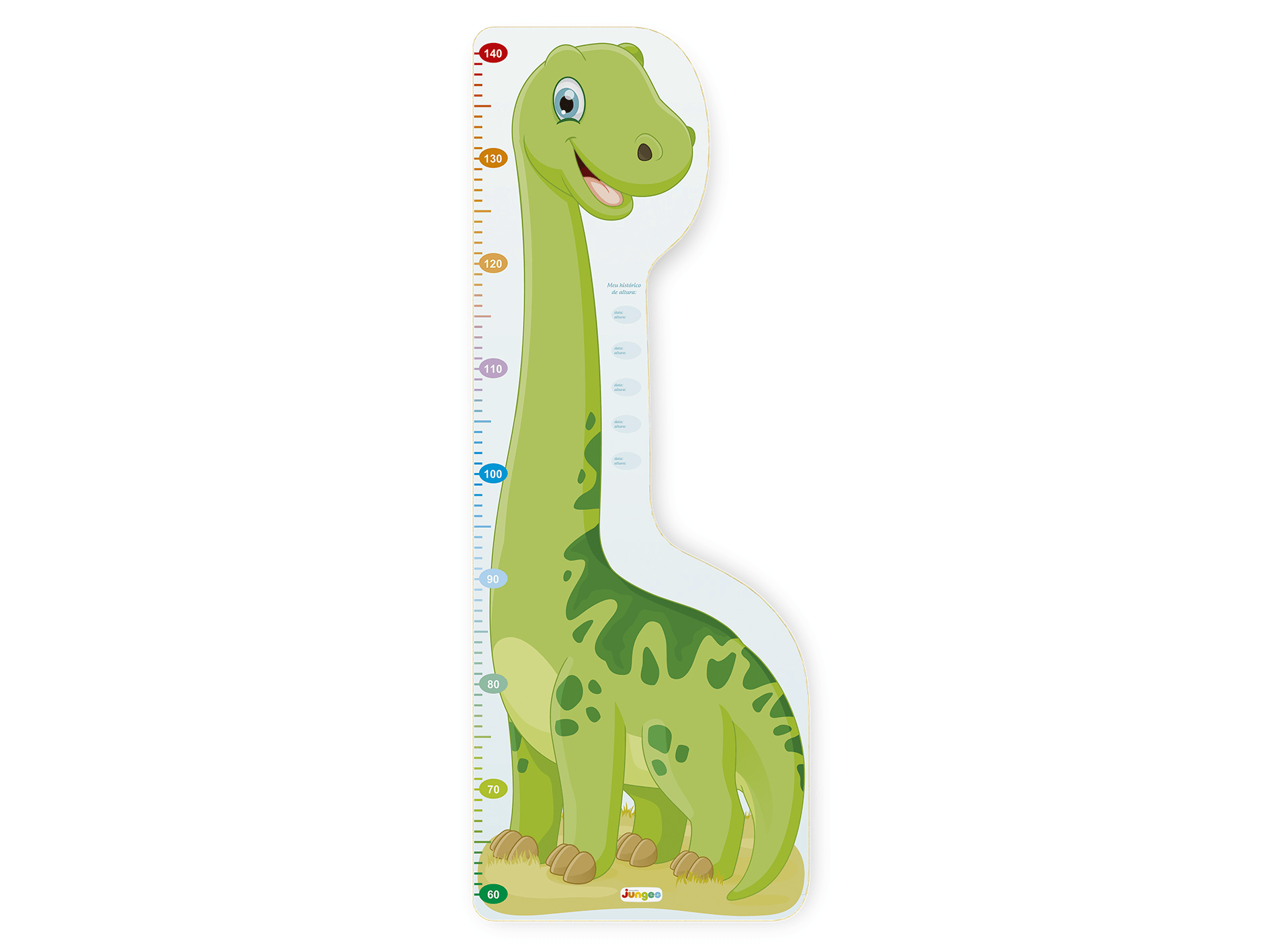 Régua de Crescimento: Dino - Junges | Leiturinha - Loja Leiturinha
