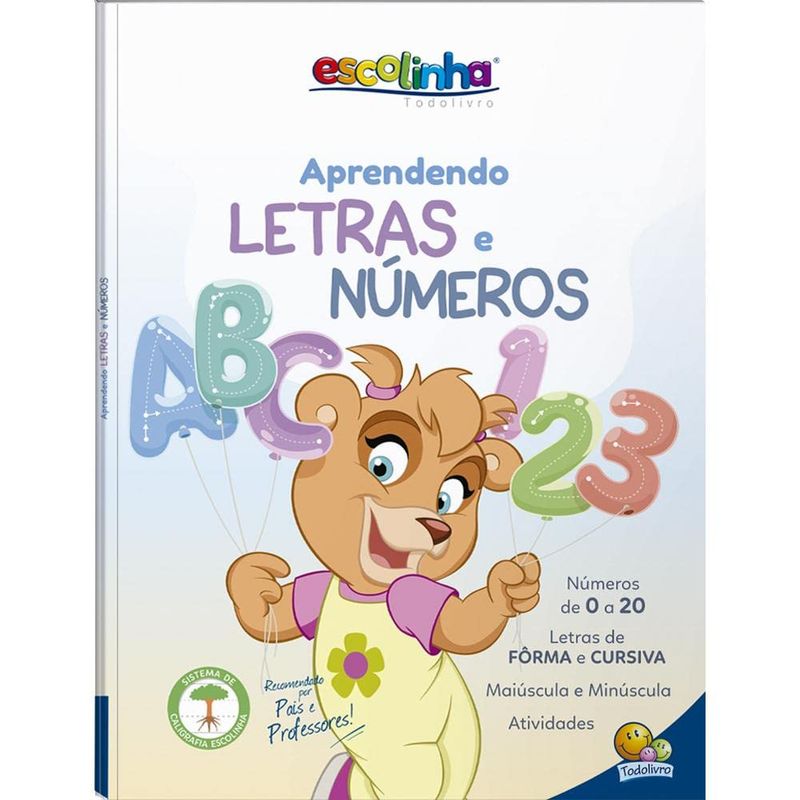Livro-Escolinha-Aprendendo-Letras-Numeros-9788537636213-1
