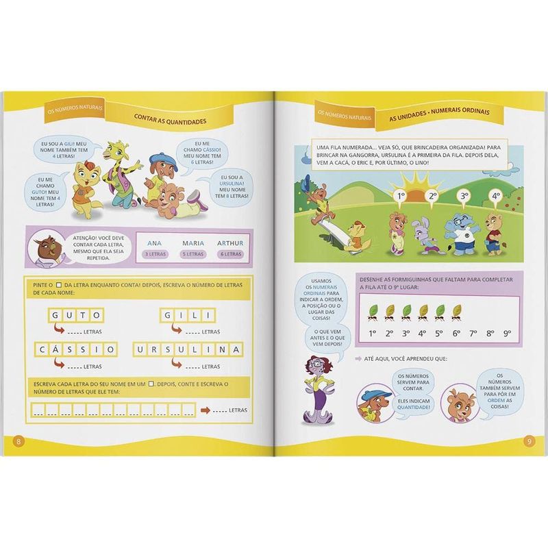 Livro Escolinha Cartilha De Matemática - Ed TodoLivro - PlayKids Store