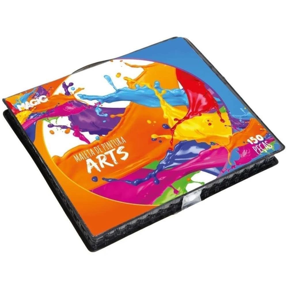 Maleta de Pintura Arts 150 Peças - Magic Kids - Loja Leiturinha