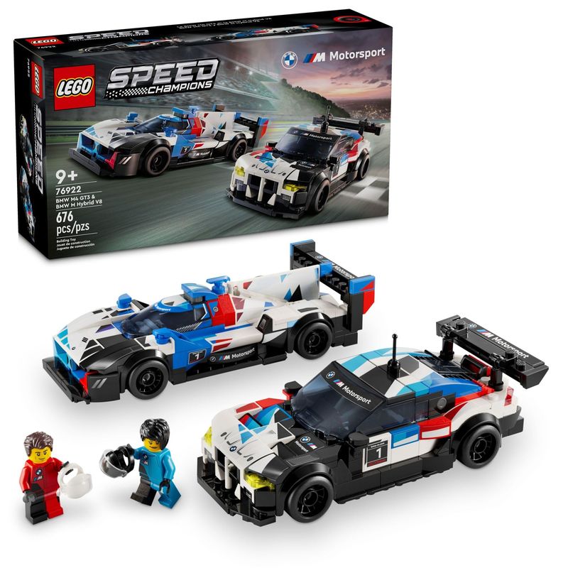 Lego-Speed-Champions-Carros-de-Corrida-BMW-M4-GT3-e-BMW-M-Hybrid-V8-676-pecas-673419389105-1