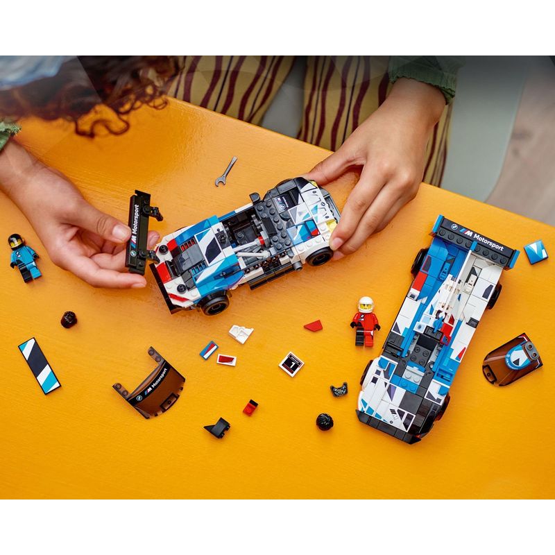 Lego-Speed-Champions-Carros-de-Corrida-BMW-M4-GT3-e-BMW-M-Hybrid-V8-676-pecas-673419389105-3