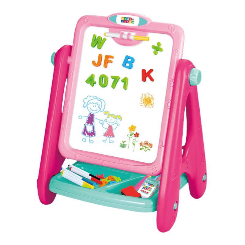 Brinquedo-Play-e-Learn-Lousa-Magnetica-e-Quadro-Negro-2-em-1-7908685691021-1