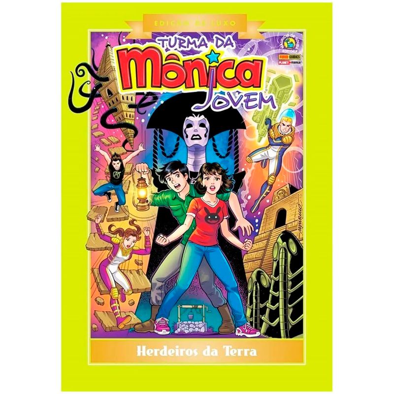 Livro-Turma-da-Monica-Jovem-Herdeiros-da-Terra-Edicao-de-Luxo-9786559602018-1