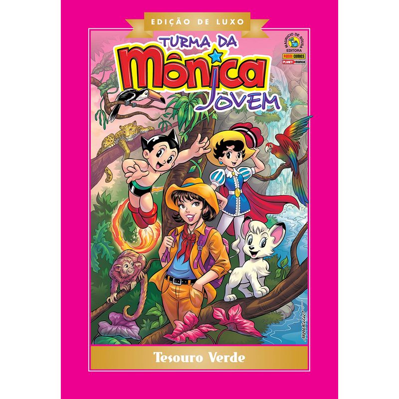 Livro-Turma-da-Monica-Jovem-Tesouro-Verde-Edicao-de-Luxo-9788542616859-1