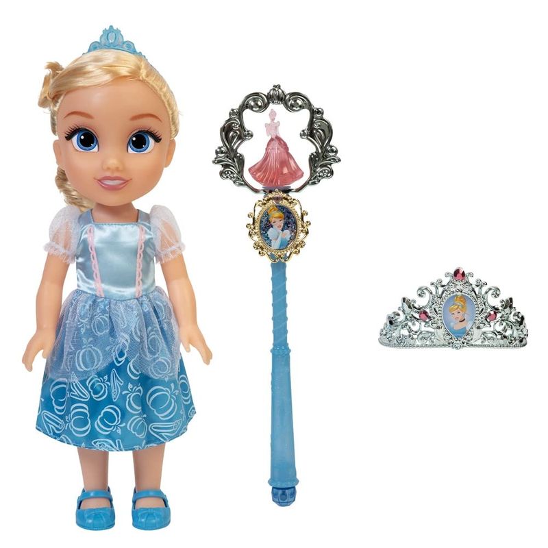 Boneca-Disney-Princesa-Cinderela-com-Varinha-e-Tiara-7908414487659-1