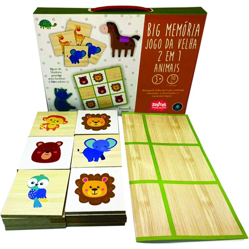 Big-Memoria-Jogo-da-Velha-2-em-1-Animais-7898938052115-1
