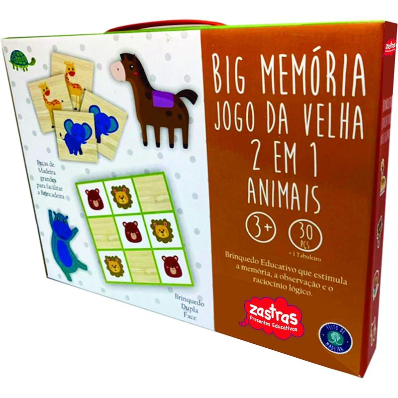 Big-Memoria-Jogo-da-Velha-2-em-1-Animais-7898938052115-2