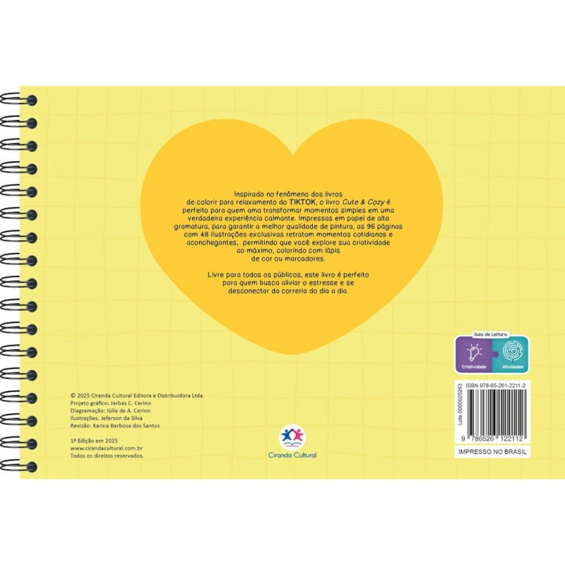 Livro-de-Colorir-CUTE---COZY-Amarelo-Ciranda-Cultural-9786526122112-2.jpg