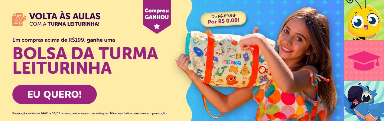 Comprou, Ganhou! Bolsa da Turma Leiturinha